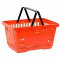 Defenseguard Red Shopping Basket with Rack, 14PK DE3986459
